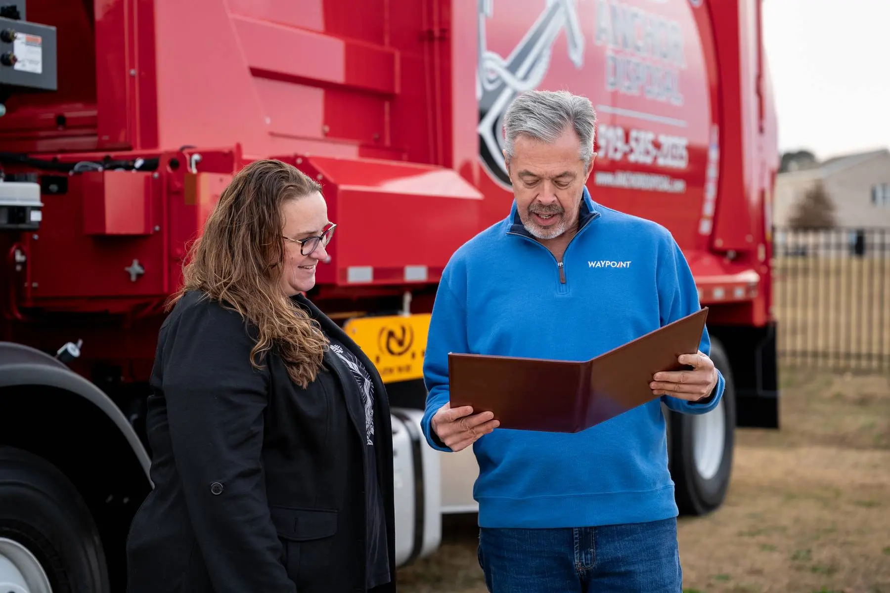 Tim showing computer analysis