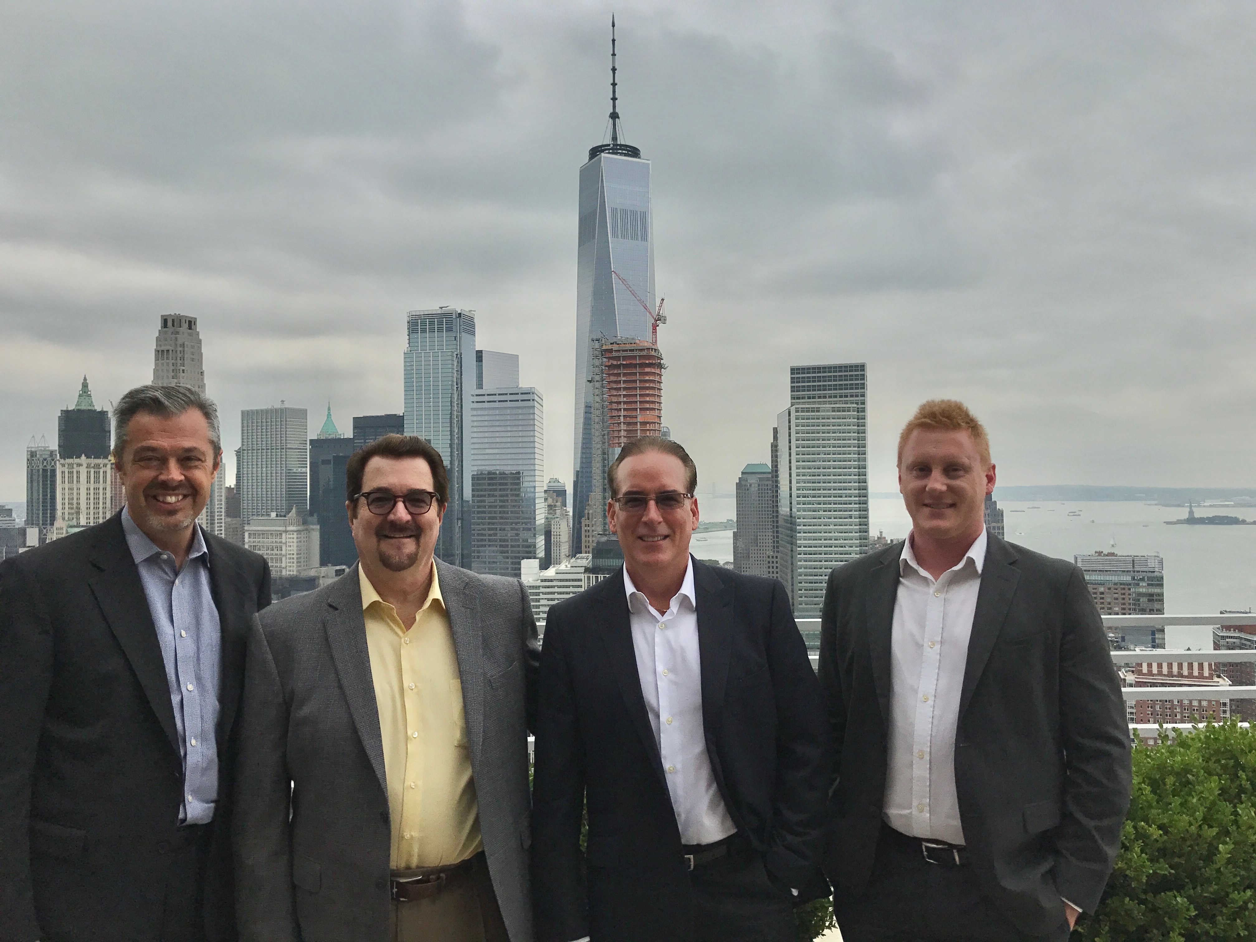 Tim Herman with Waste Pro leadership team